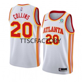 Dres Atlanta Hawks John Collins 20 Nike 2022-23 Association Edition Bijela Swingman - Muške